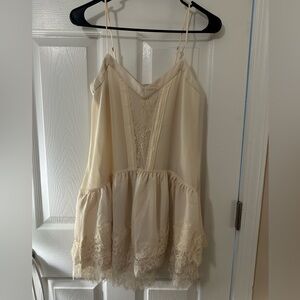 Abercrombie & Fitch Cream Lace Dress